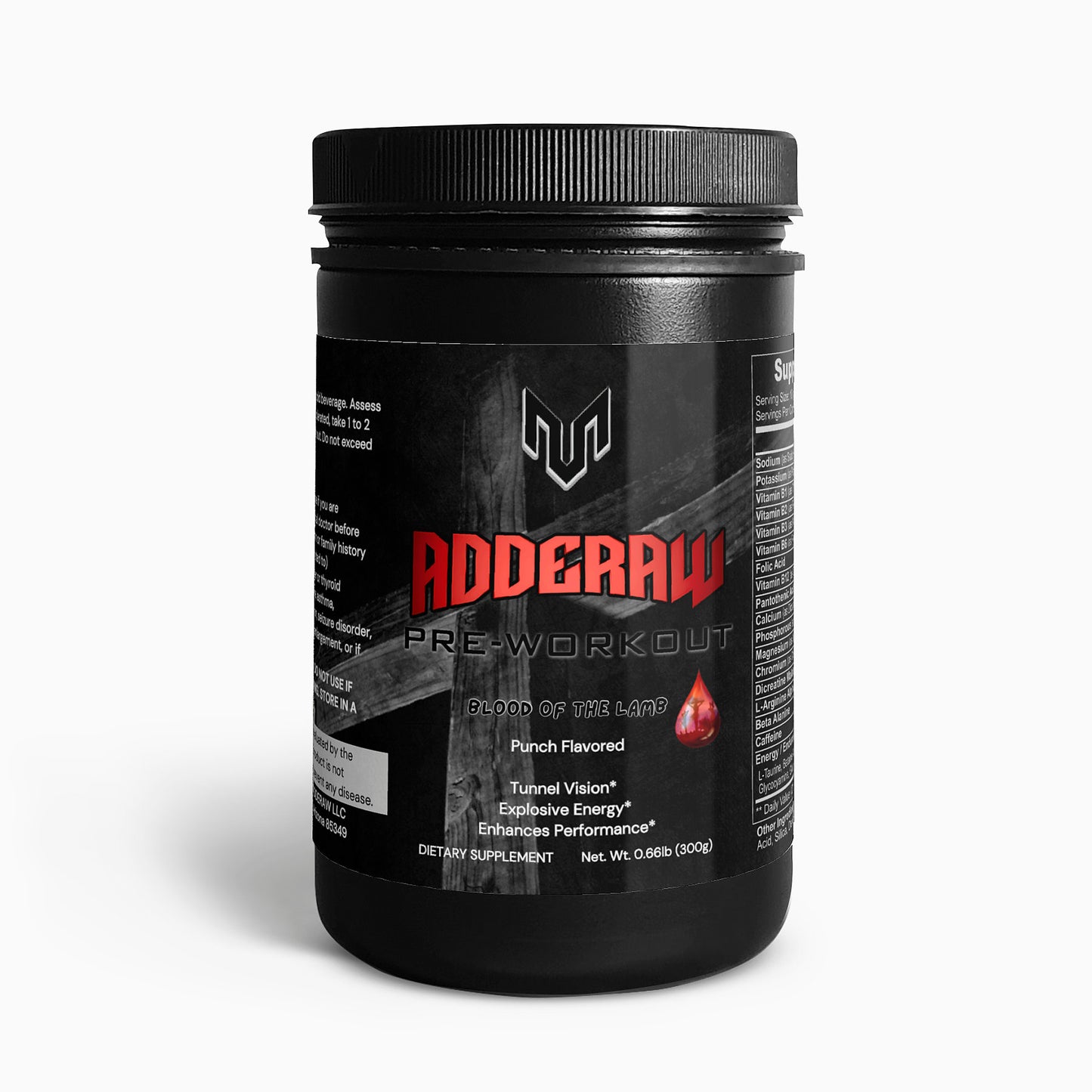 ADDERAW Blood of the Lamb Pre Workout