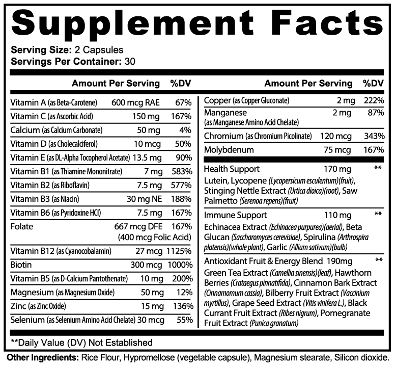 Daily Bread Complete Multi-Vitamin